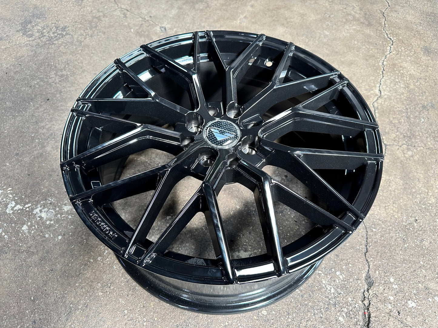 New 17X7.5 ET40 VFF107 Design Rim (4 wheel) Gloss Black 4X100