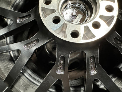 New 17X7.5 ET40 VFF107 Design Rim (4 wheel) Gloss Black 4X100