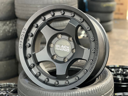 New 17X8.5 ET-10 Black Rhino Bantam Rim (4 wheel) Matt Black 6X139.7