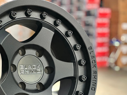 New 17X8.5 ET-10 Black Rhino Bantam Rim (4 wheel) Matt Black 6X139.7