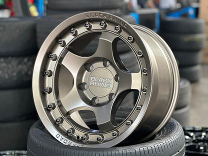 New 17X8.5 ET-10 Black Rhino Bantam Rim (4 wheel) Matt Bronze 6X139.7