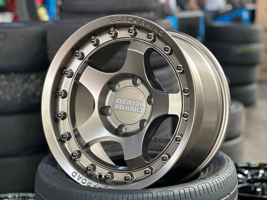New 17X8.5 ET-10 Black Rhino Bantam Rim (4 wheel) Matt Bronze 6X139.7
