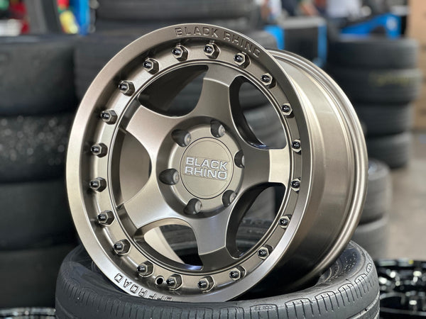 New 17X8.5 ET-10 Black Rhino Bantam Rim (4 wheel) Matt Bronze 6X139.7