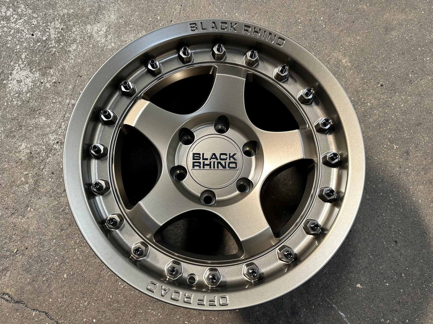 New 17X8.5 ET-10 Black Rhino Bantam Rim (4 wheel) Matt Bronze 6X139.7