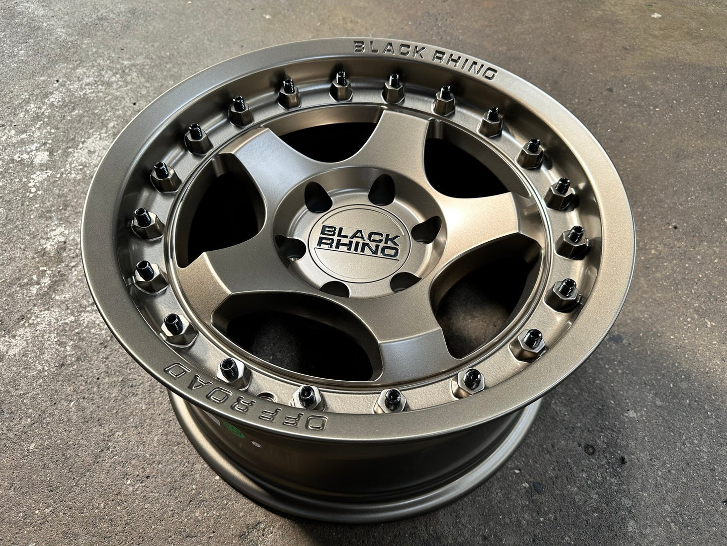 New 17X8.5 ET-10 Black Rhino Bantam Rim (4 wheel) Matt Bronze 6X139.7