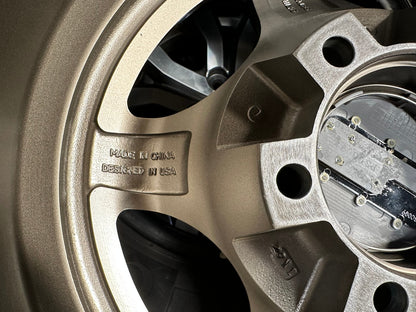 New 17X8.5 ET-10 Black Rhino Bantam Rim (4 wheel) Matt Bronze 6X139.7