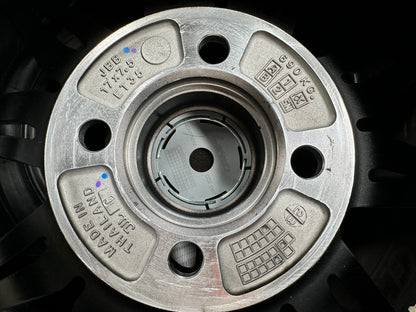 New 17X7.5 ET35 Lenso Barox Rim (4 wheel) Matt Black 4X100