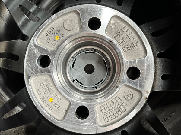 New 17X7.5 ET35 Lenso Barox Rim (4 wheel) Hyper Black 4X100