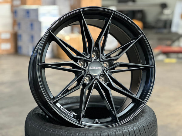 New 18X8.5 ET35 Lenso Barox Rim (4 wheel) Matt Black 5X114.3