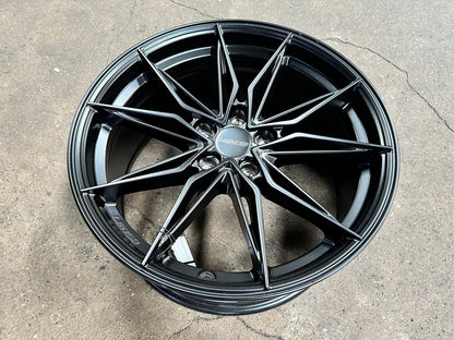 New 18X8.5 ET35 Lenso Barox Rim (4 wheel) Matt Black 5X114.3