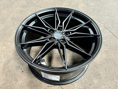 New 18X8.5 ET35 Lenso Barox Rim (4 wheel) Matt Black 5X114.3