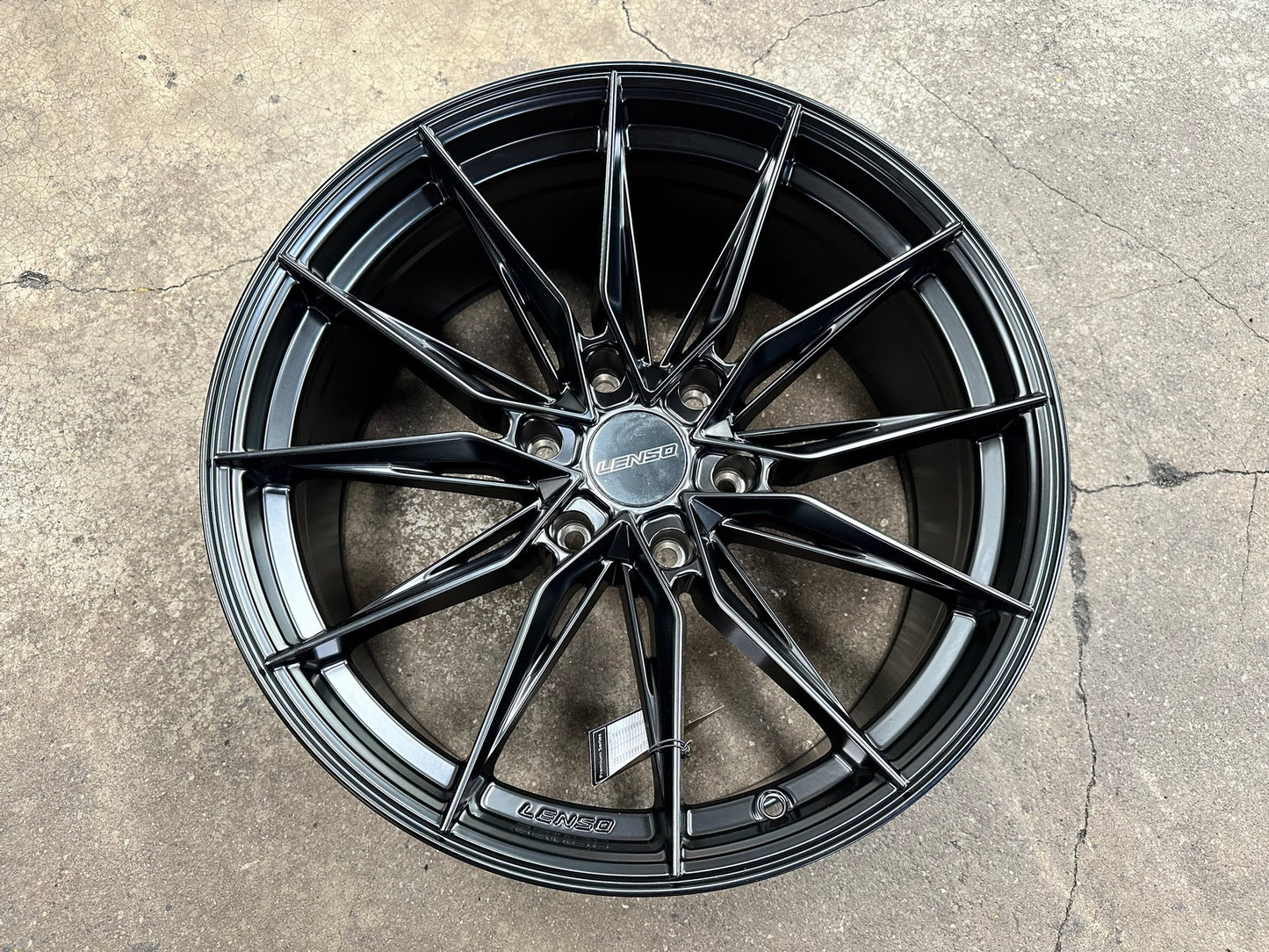 New 20X9 ET15 Lenso Barox Rim (4 wheel) Matt Black 6X139.7