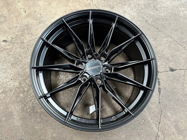 New 20X9 ET15 Lenso Barox Rim (4 wheel) Matt Black 6X139.7