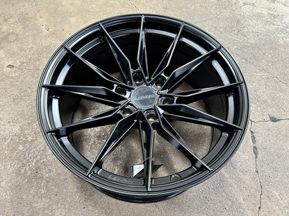 New 20X9 ET15 Lenso Barox Rim (4 wheel) Matt Black 6X139.7