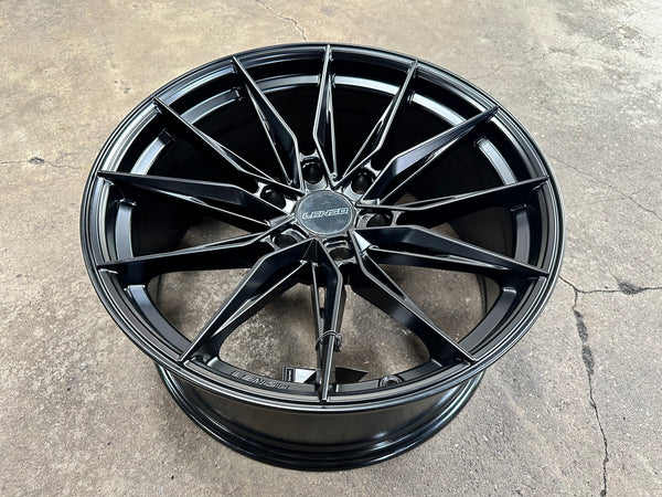 New 20X9 ET15 Lenso Barox Rim (4 wheel) Matt Black 6X139.7