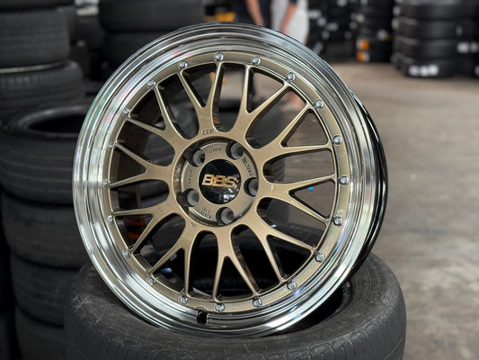 New 18X8 ET45 BBS LM Rim (4 wheel) Gloss Bronze 5X112