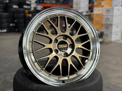 New 18X8 ET45 BBS LM Rim (4 wheel) Gloss Bronze 5X112