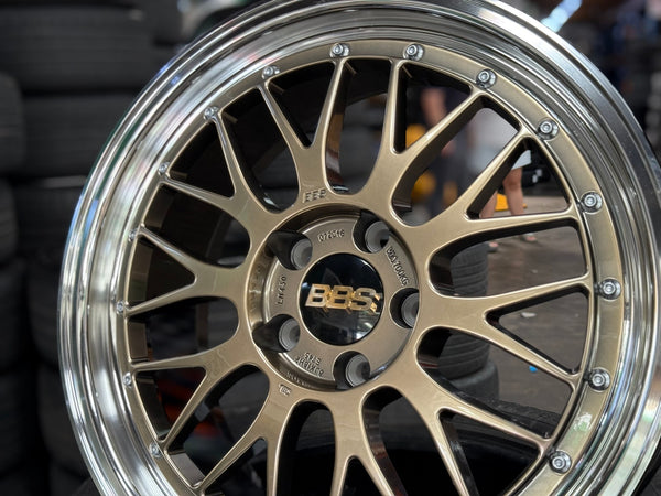 New 18X8 ET45 BBS LM Rim (4 wheel) Gloss Bronze 5X112