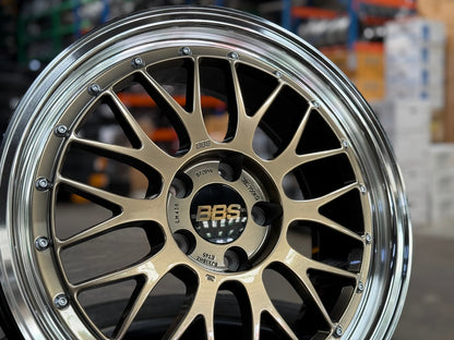 New 18X8 ET45 BBS LM Rim (4 wheel) Gloss Bronze 5X112