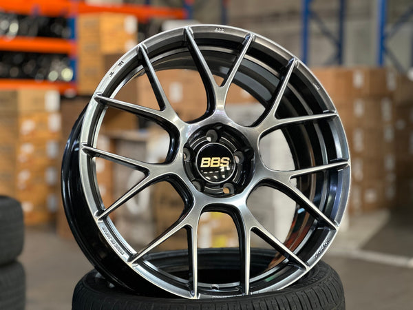 New 19X8.5 ET43 BBS RE-V7 Rim (4 wheel) Gloss Gunmetal 5X112