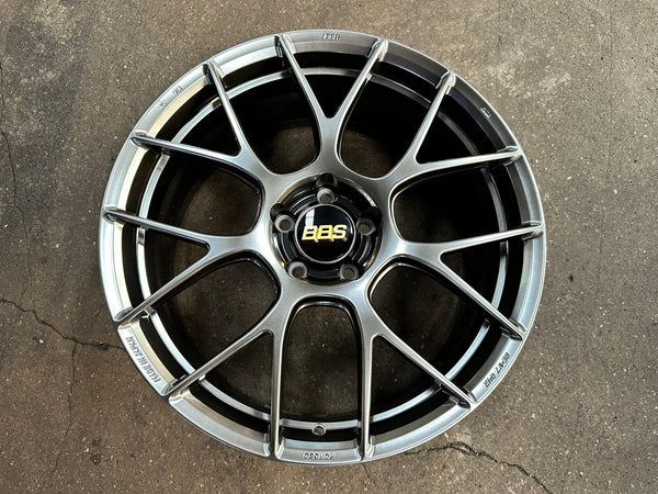 New 19X8.5 ET43 BBS RE-V7 Rim (4 wheel) Gloss Gunmetal 5X112