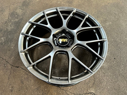 New 19X8.5 ET43 BBS RE-V7 Rim (4 wheel) Gloss Gunmetal 5X112