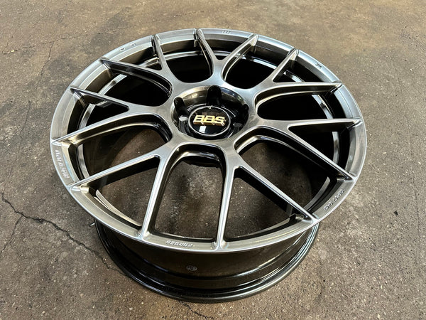 New 19X8.5 ET43 BBS RE-V7 Rim (4 wheel) Gloss Gunmetal 5X112