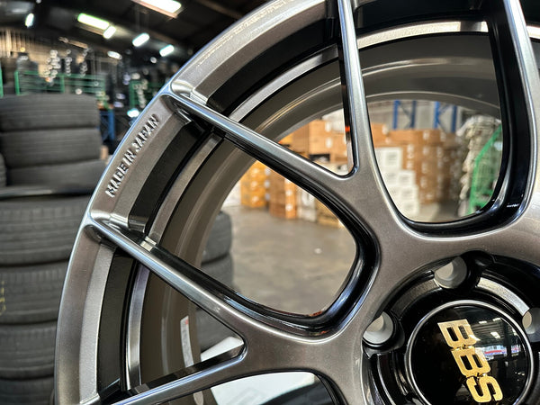 New 19X8.5 ET43 BBS RE-V7 Rim (4 wheel) Gloss Gunmetal 5X112