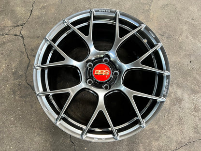 New 18X9.5 ET45 BBS RE-V7 Rim (4 wheel) Gloss Gunmetal 5X120