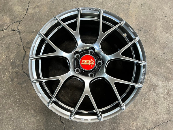 New 18X9.5 ET45 BBS RE-V7 Rim (4 wheel) Gloss Gunmetal 5X120