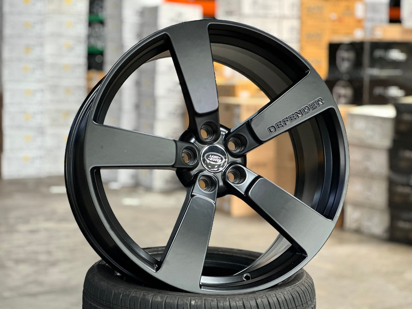 New 22X9.5 ET35 Overdrive Forged Rim (5 wheel) Matt Black 5X120