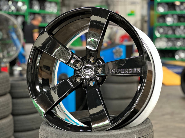 New 22X9.5 ET35 Overdrive Forged Rim (5 wheel) Gloss Black 5X120