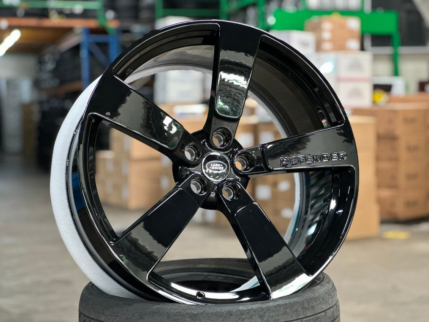 New 22X9.5 ET35 Overdrive Forged Rim (5 wheel) Gloss Black 5X120