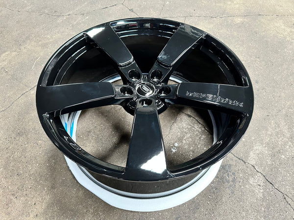 New 22X9.5 ET35 Overdrive Forged Rim (5 wheel) Gloss Black 5X120