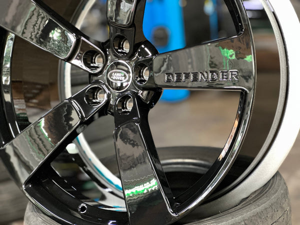 New 22X9.5 ET35 Overdrive Forged Rim (5 wheel) Gloss Black 5X120