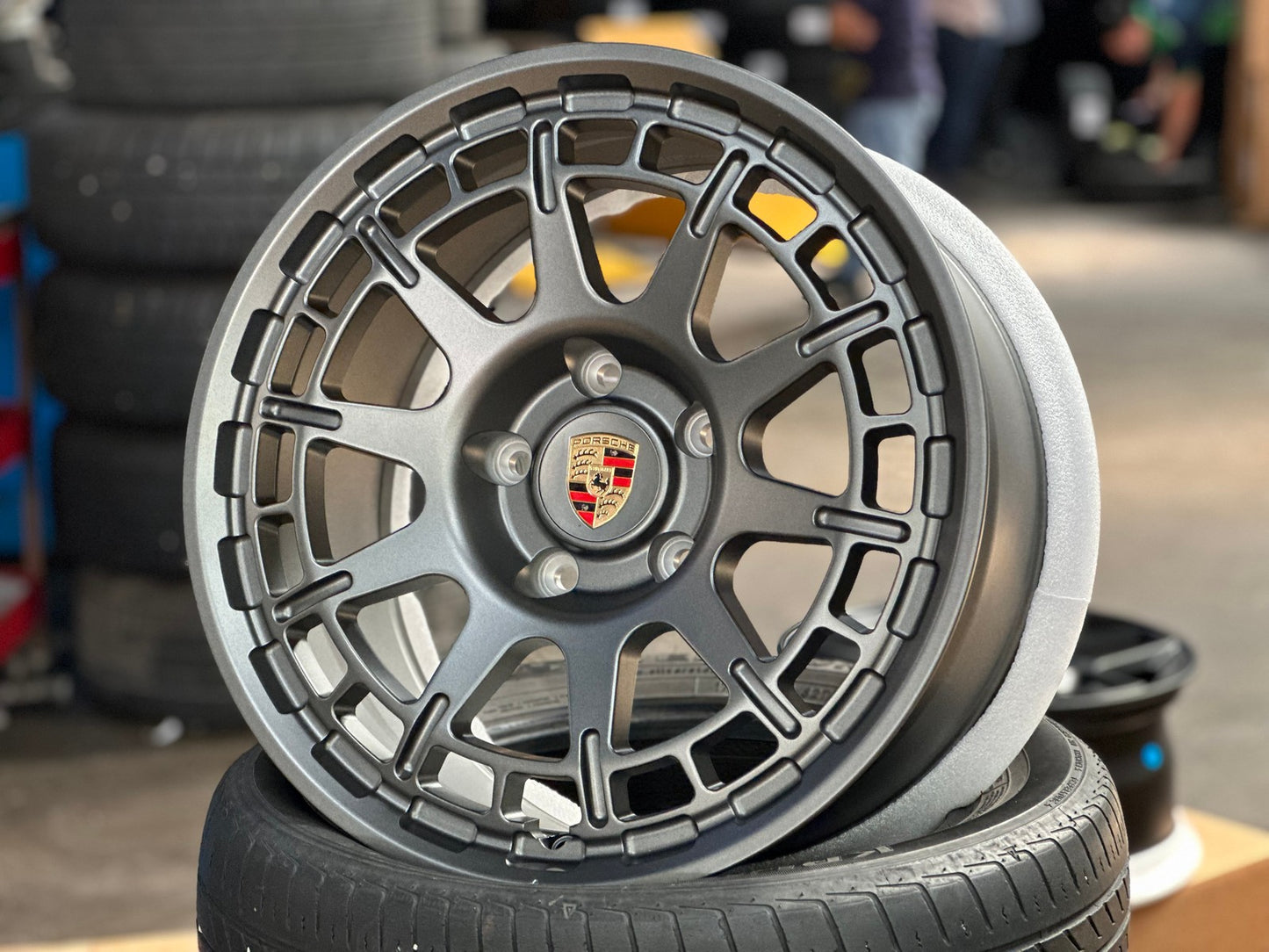 New 18X9 ET30 Overdrive Forged Rim (4 wheel) Matt Gunmetal 5X130