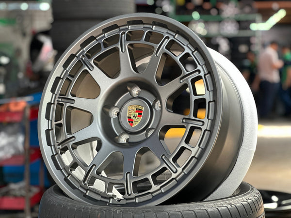 New 18X9 ET30 Overdrive Forged Rim (4 wheel) Matt Gunmetal 5X130