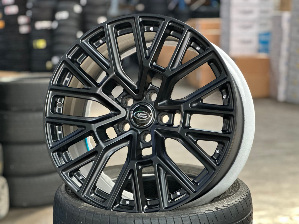 New 20X9 ET30 Overdrive Forged Kahn RS Rim (5 wheel) Matt Black 5X120