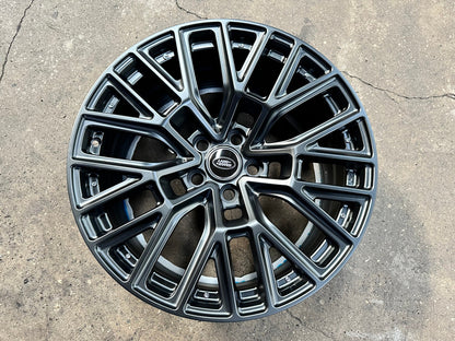 New 20X9 ET30 Overdrive Forged Kahn RS Rim (5 wheel) Matt Black 5X120