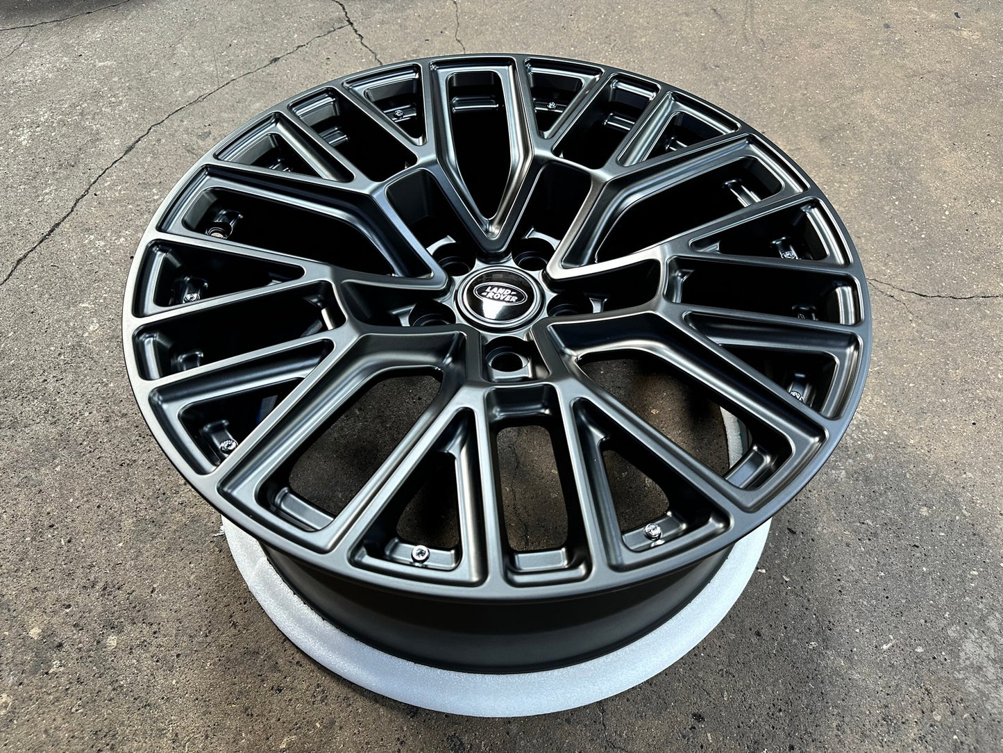 New 20X9 ET30 Overdrive Forged Kahn RS Rim (5 wheel) Matt Black 5X120