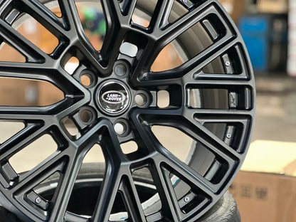 New 20X9 ET30 Overdrive Forged Kahn RS Rim (5 wheel) Matt Black 5X120