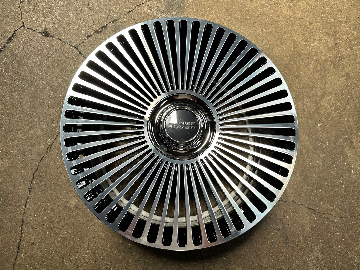 New 22X10 ET38 Overdrive Forged Mansory Rim (4 wheel) Gloss Black 5X120