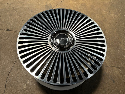 New 22X10 ET38 Overdrive Forged Mansory Rim (4 wheel) Gloss Black 5X120