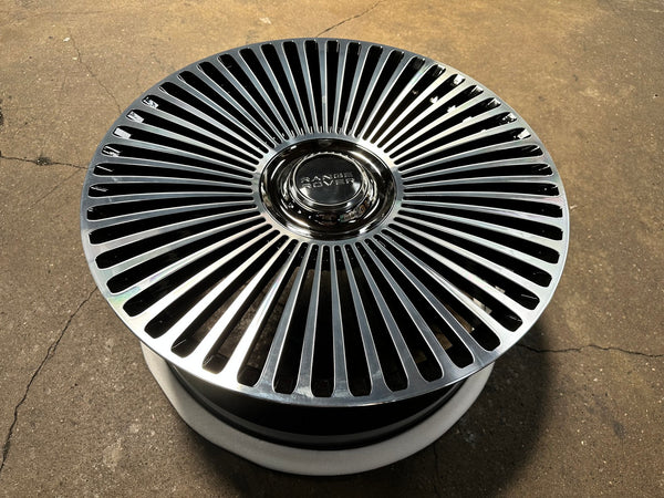 New 22X10 ET38 Overdrive Forged Mansory Rim (4 wheel) Gloss Black 5X120