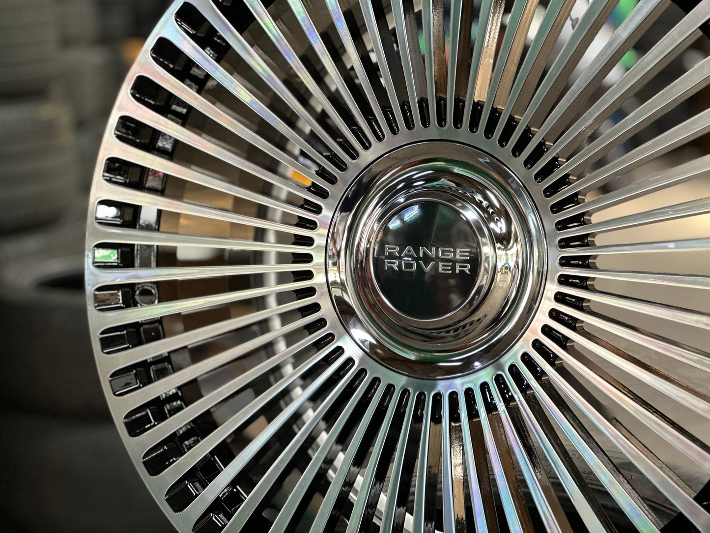 New 22X10 ET38 Overdrive Forged Mansory Rim (4 wheel) Gloss Black 5X120