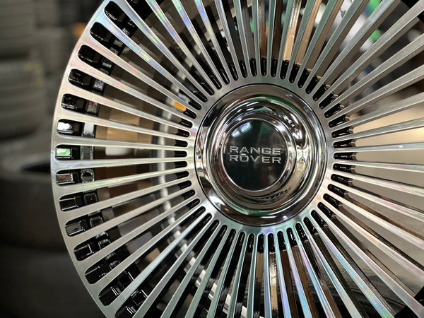 New 22X10 ET38 Overdrive Forged Mansory Rim (4 wheel) Gloss Black 5X120