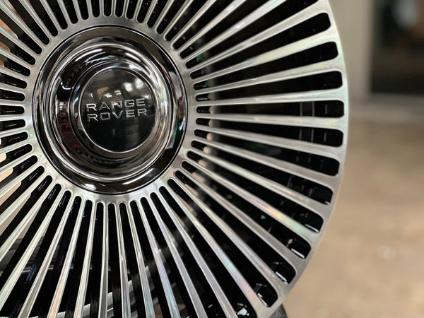 New 22X10 ET38 Overdrive Forged Mansory Rim (4 wheel) Gloss Black 5X120