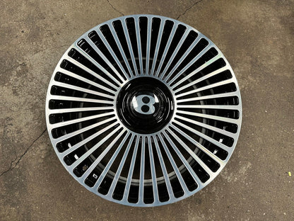 New 21X9.5 ET32 Overdrive Forged Mansory Rim (4 wheel) Gloss Black PF 5X112