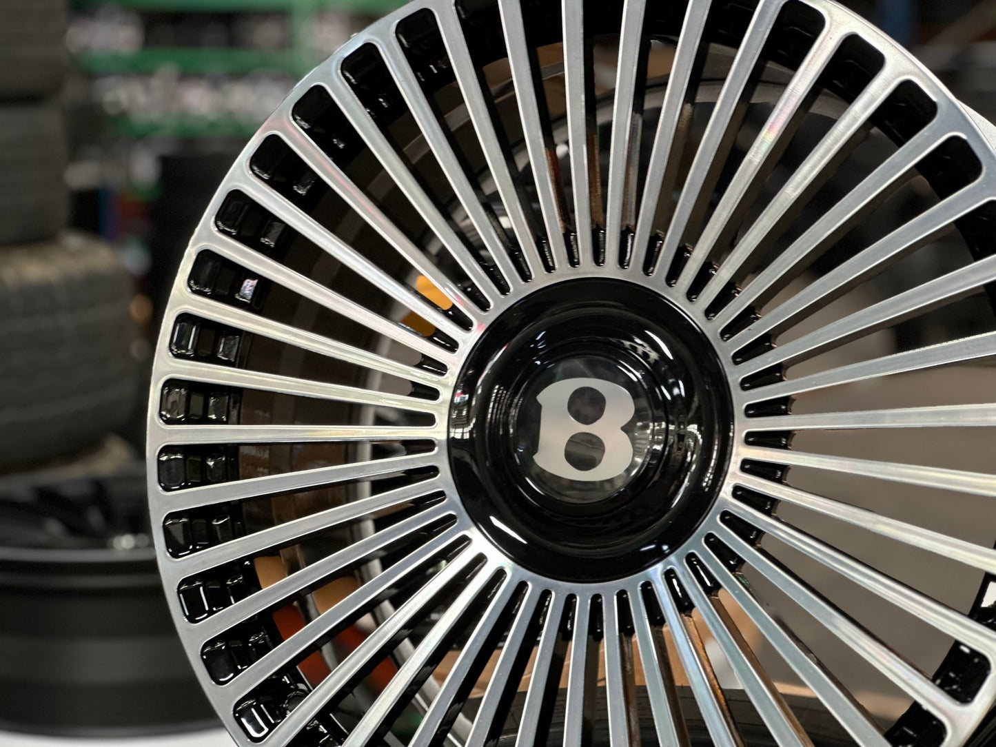 New 21X9.5 ET32 Overdrive Forged Mansory Rim (4 wheel) Gloss Black PF 5X112