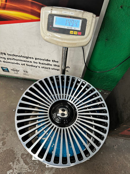 New 21X9.5 ET32 Overdrive Forged Mansory Rim (4 wheel) Gloss Black PF 5X112